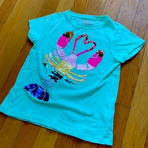 Sequin Lobster T-shirt